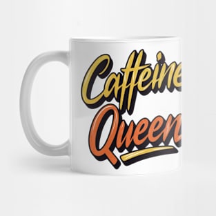 Caffeine Queen Bright Color Design Mug